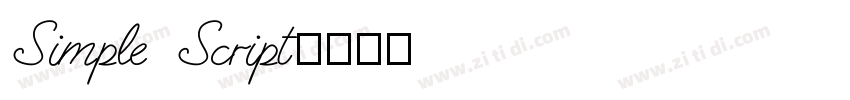 Simple Script字体转换